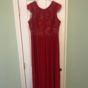 Red prom dress